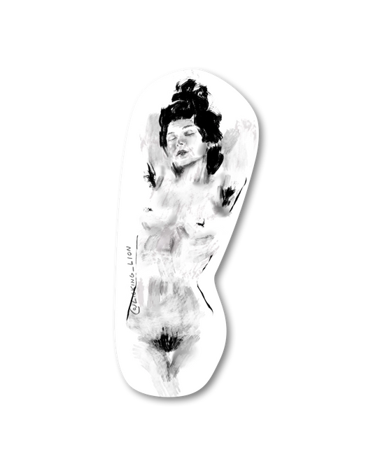 Handmade Nude Art Sticker "Le Mirage"