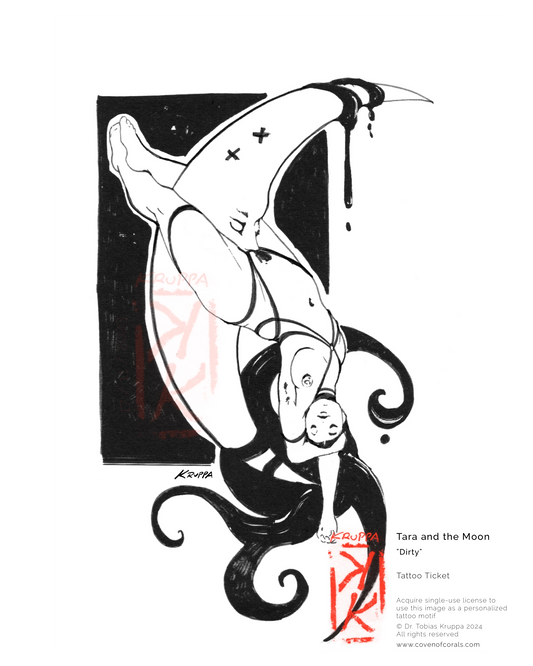 Tattoo Ticket: Tara and the Moon (single-use)