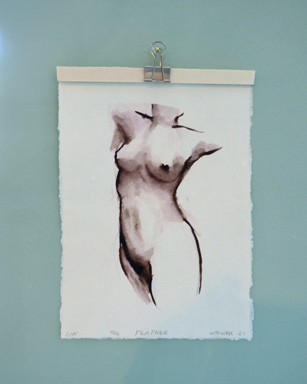 Erotic Fine Art Print "The Feather"